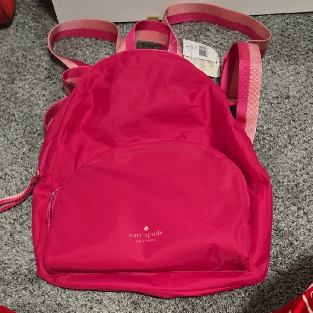 NWT. Kate Spade Pink Backpack